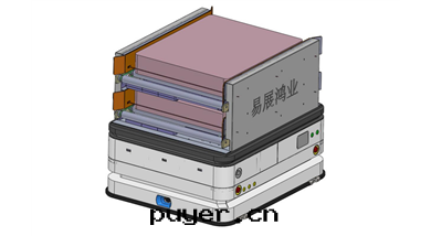 可(kě)調节(jié)双(shuāng)层(céng)滾筒物(wù)流小車